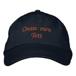 Create own Text-Hat Embroidered Hat