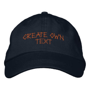 Create own Text-Hat Embroidered Hat