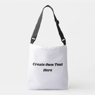 Create own text here-Handbags Shopping Tour Cool Crossbody Bag