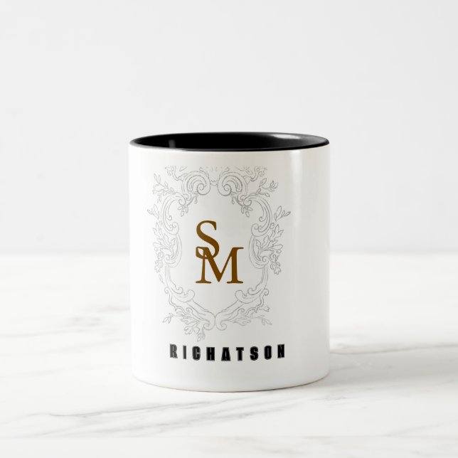 Create Personalise professional Two-Tone Mug  11oz (Center)