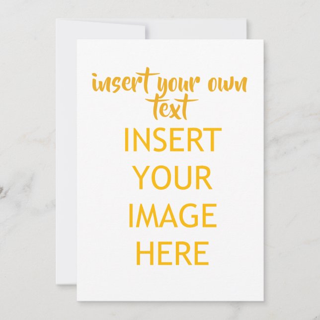 Create | Personalise Your Wedding Own Invitation (Front)