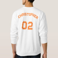 Create Player Name Jersey Number Classic Crewneck