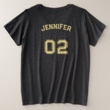 Create Player Name Jersey Number Womens Soft Long