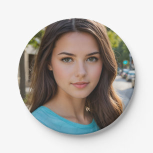 create Simple Custom Photo Personal Paper Plate