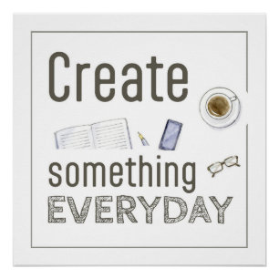 Create Something Everyday poster