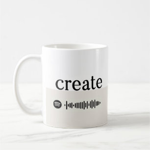 Create + Spotify Playlist Coffee Mug