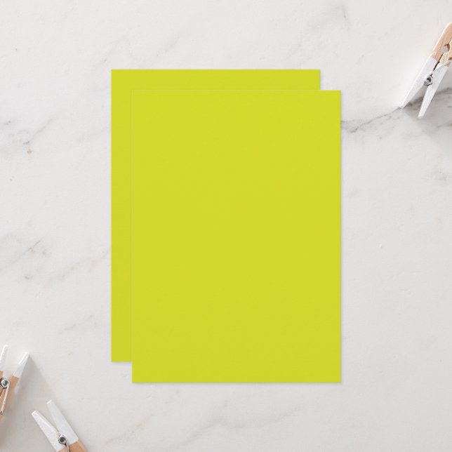 Create Stunning Visual Appeal Yellow Background Invitation (Front/Back In Situ)