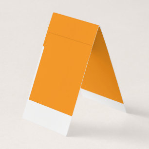Create Stunning Visuals with Orange Background Business Card