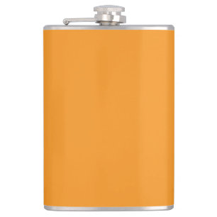 Create Stunning Visuals with Orange Background Hip Flask