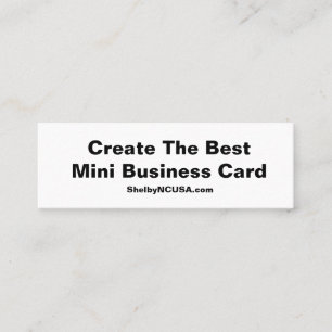 Create the best mini business card