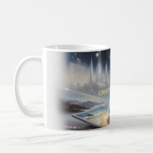 Create the Future Robot Artist Coffee Mug