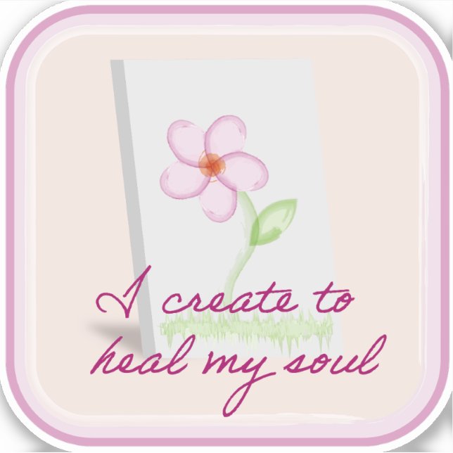 Create to Heal Vinyl Sticker (Front)