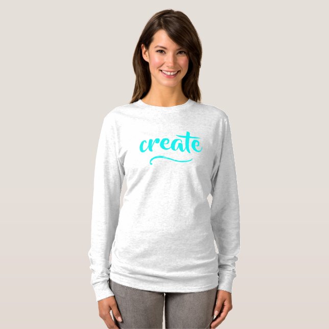 "Create" Women's T-Shirt (Front Full)