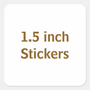 Create You Own 1.5 inch Square Sticker