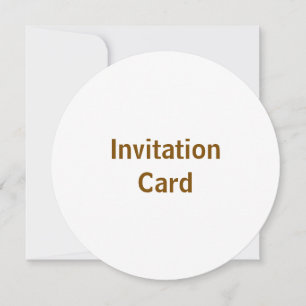 Create You Own 5.25" x 5.25" Invitation Card