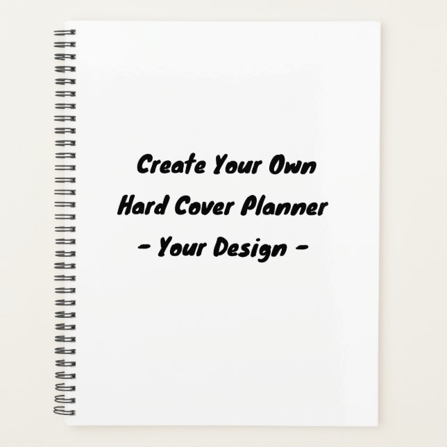 Create You Own 8.5" x 11" hardcover planner (Front)