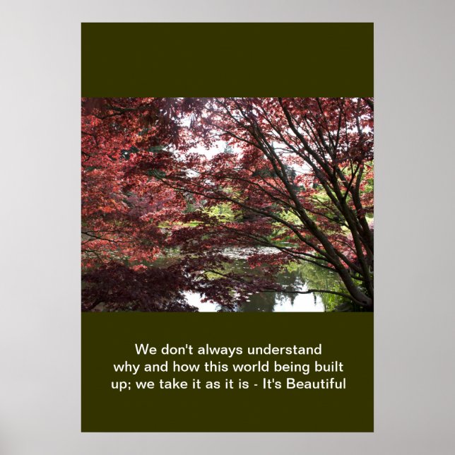 Create you own nature photography poster (Front)