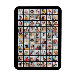 Create Youir Own 70 Photo Collage Magnet