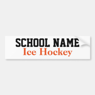 Create Your Bumper Sticker- Ice Hockey Sticker
