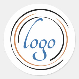 Create Your Business Logo Classic Round Sticker