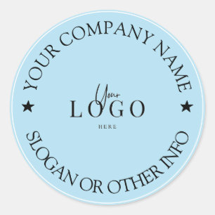 Create Your Business Logo Custom Classic Round Sti Classic Round Sticker