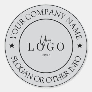 Create Your Business Logo Custom Classic Round Sti Sticker