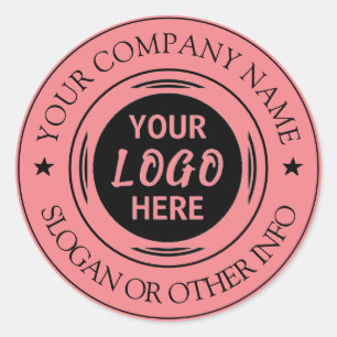 Create Your Business Logo Custom Classic Round Sti Sticker