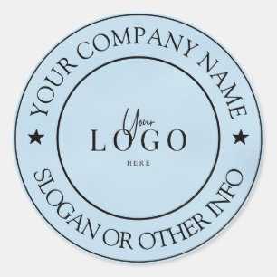 Create Your Business Logo Custom Classic Round Sti Sticker