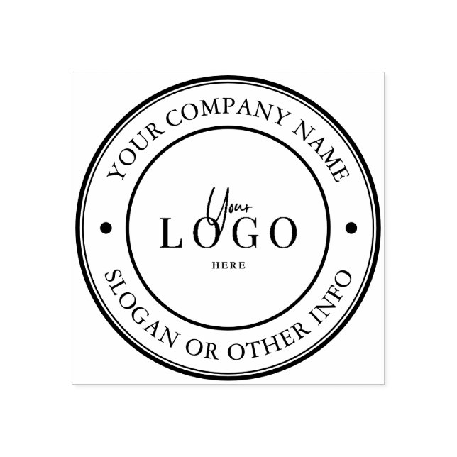 Create Your Business Logo Custom Rubber Stamp (Imprint)
