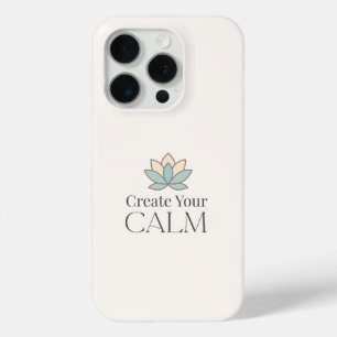 Create Your Calm Minimal Motivational iPhone Case