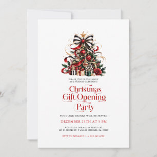 Create Your Christmas Present Exchang Party Invite