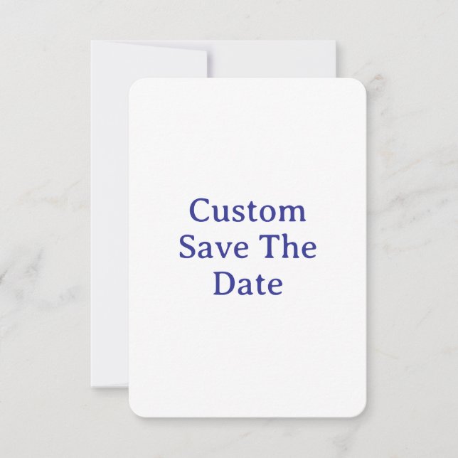 Create Your Custom 3.5" x 5" Save The Date (Front)