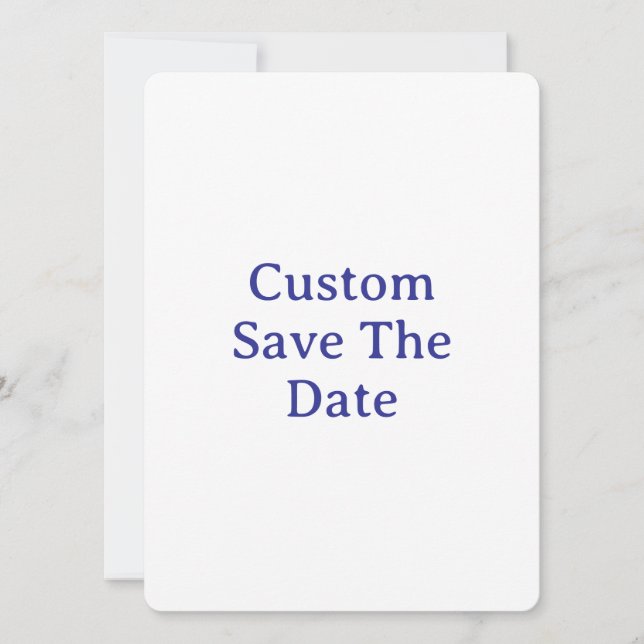Create Your Custom 5.5" x 7.5" Save The Date (Front)