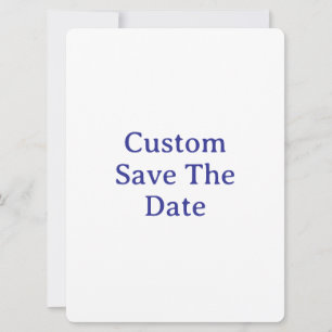 Create Your Custom 6.5" x 8.75" Rounded Save The Date