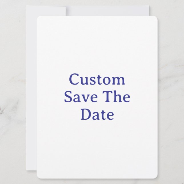 Create Your Custom 6.5" x 8.75" Rounded Save The Date (Front)