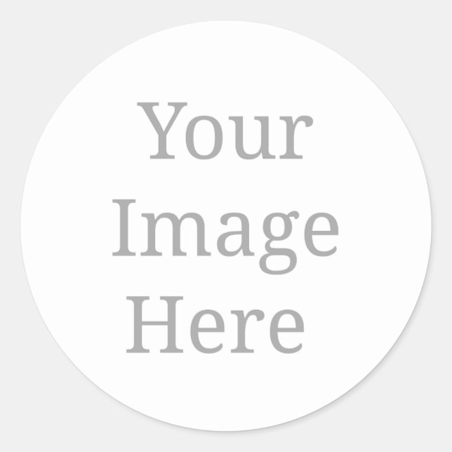 Create your custom classic round sticker (Front)