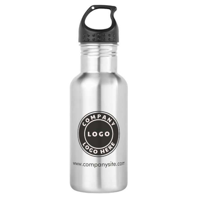 Create Your Custom Company Logo and Business Name 532 Ml Water Bottle (Front)