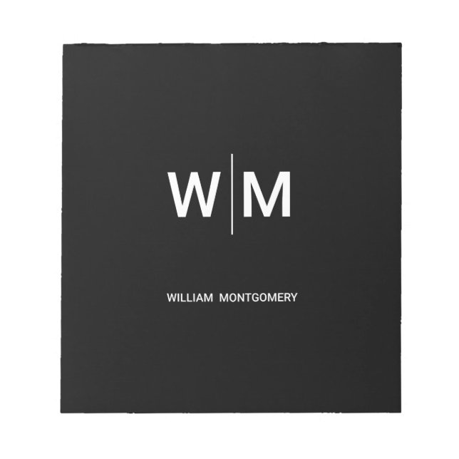 create your custom minimalist & elegant Notepad (Front)