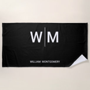 create your custom minimalist & elegantBeach Towel