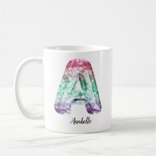 Create Your Custom Name Monogram A Coffee Mug