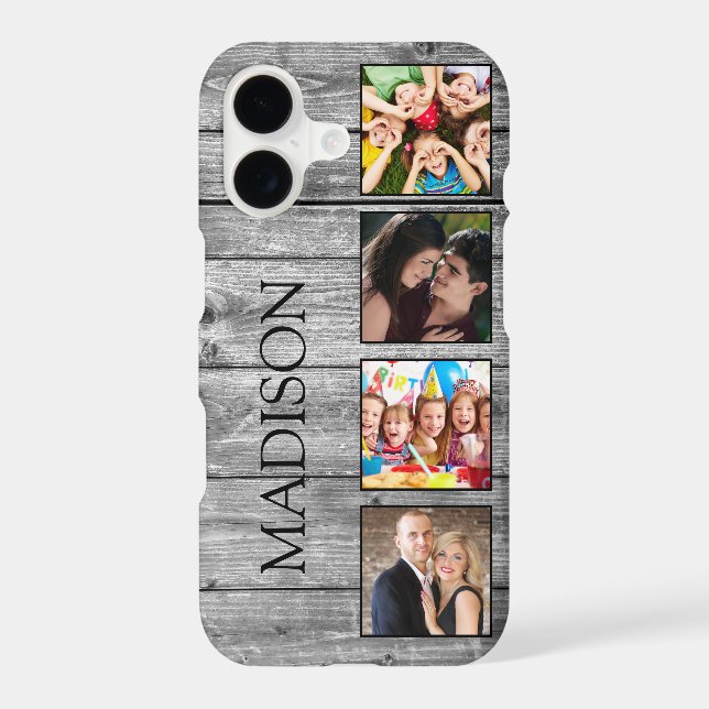 Create Your Custom Photo Collage Rustic Farmhouse (Back)