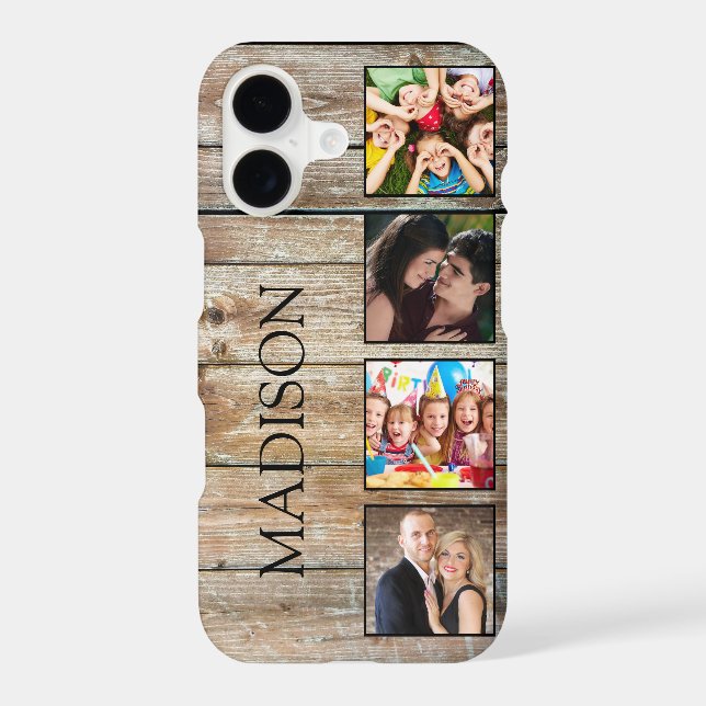 Create Your Custom Photo Collage Rustic Farmhouse (Back)