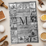 Create Your Custom Photo Collage Rustic Farmhouse Tea Towel<br><div class="desc">Create your own personalised 16 Instagram photo collage kitchen towel with your custom images on a rustic farmhouse style wooden plank background. Add your favourite photos, designs or artworks to create something really unique. To edit this design template, simply upload your own image as shown above. You can easily add...</div>