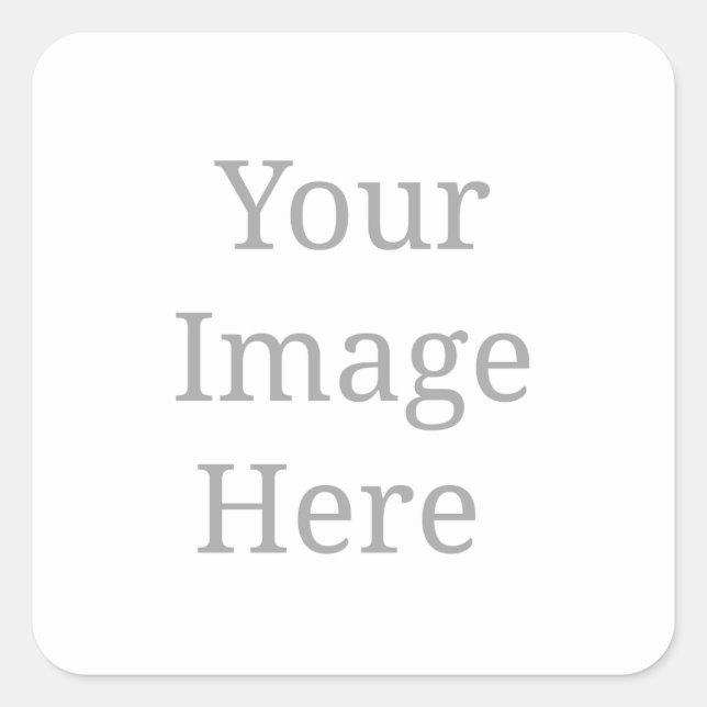 Create your custom square sticker (Front)