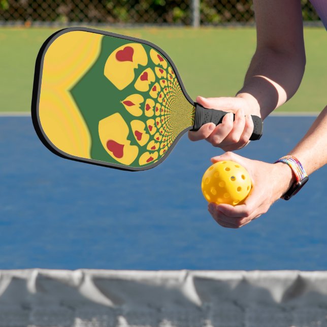 Create Your Cute Amazing I love Jamaica colours  Pickleball Paddle (Insitu)