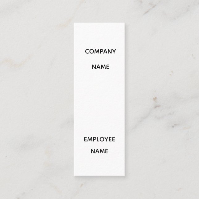 Create your design here add your text logo calling card (Front)