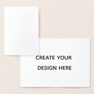 Create your design here add your text logo hare foil card