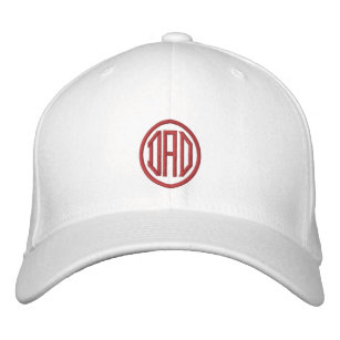 Create Your Embroidered Custom Monogram DAD A01 Embroidered Hat