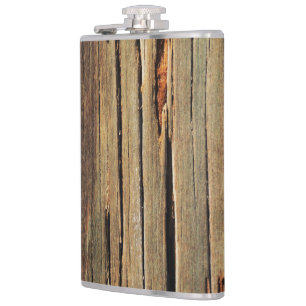 Create Your Faux Rustic Wood Flask