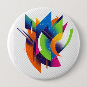 create your future_positive mindset 10 cm round badge